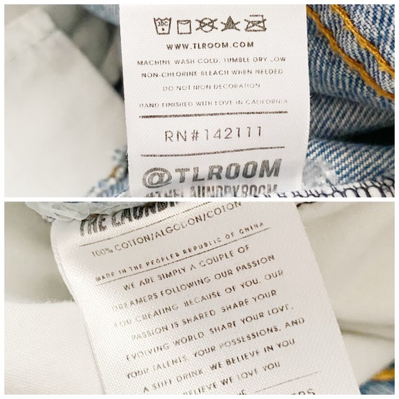 Ripped Jean Mini Skirt - Picture 7 of 8